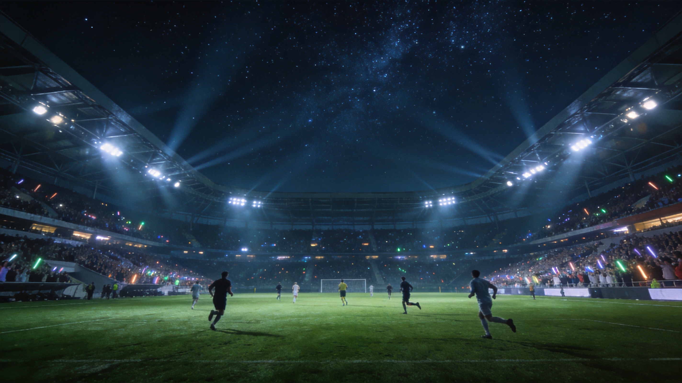 Sports Stadium Night